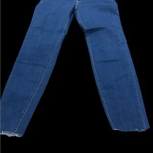 Jeans. Tie up on butt.